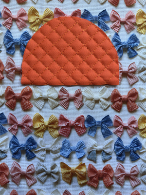 Laços Coloridos - Laranja Abóbora.