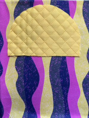 Ondas Coloridas - Amarelo.